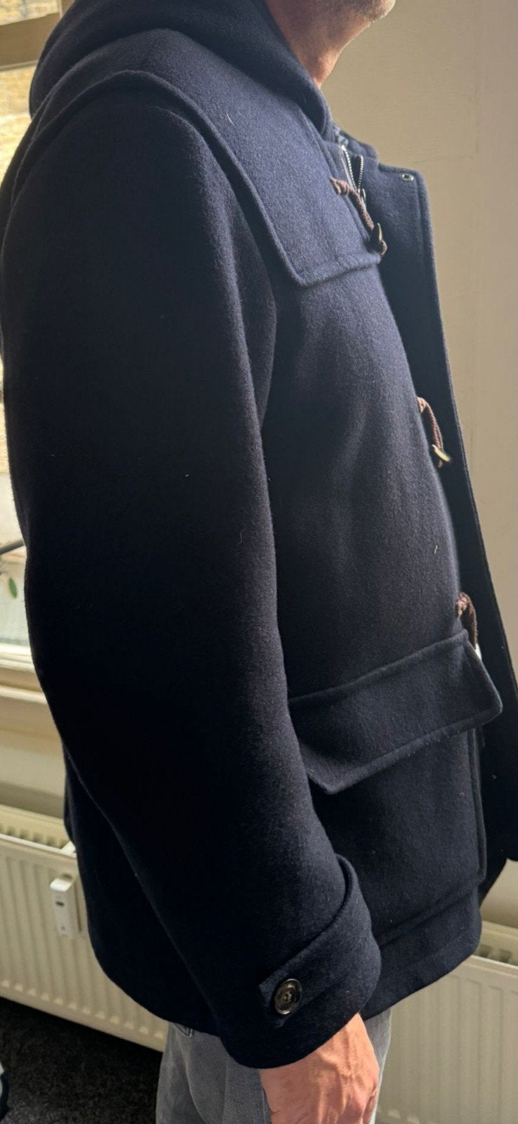 Tommy Hilfiger Duffle Coat - Donkerblauw - Maat XXL, Blauw, Tommy Hilfiger, Overige maten, Ophalen of Verzenden