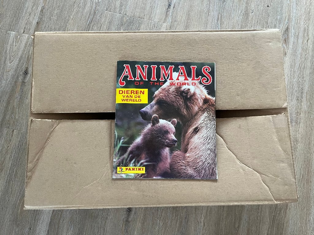 Panini Animals 1990 Compleet en Perfecte staat Vintage, Ophalen of Verzenden, Zo goed als nieuw, Dier en Natuur