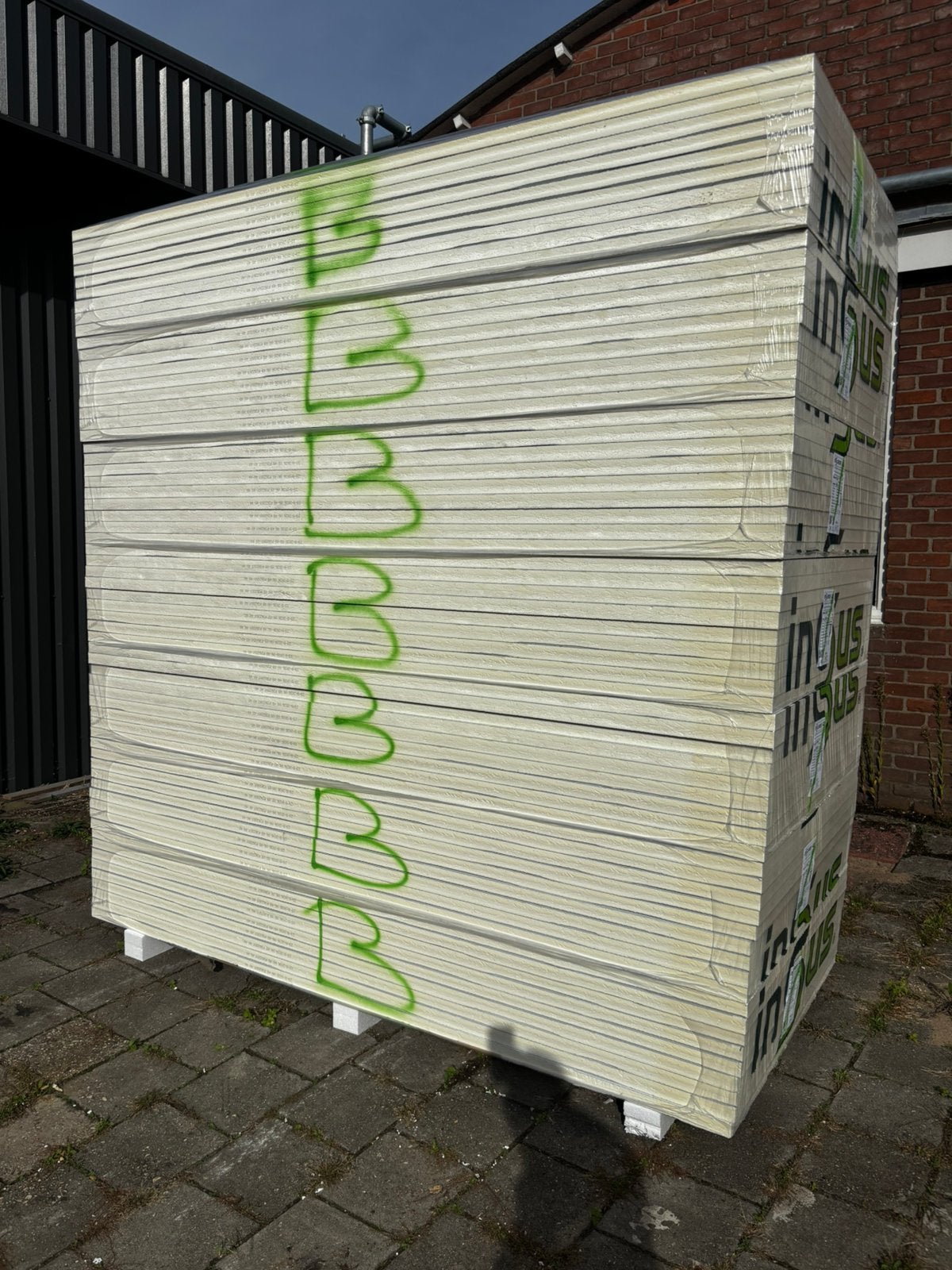 Stucco platen 2 kanten aluminiumfolie  40 mm, Doe-het-zelf en Verbouw, Minder dan 4 cm, Overige materialen, Ophalen of Verzenden