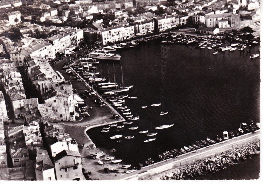 Ansichtkaart Saint-Tropez (Var) -Vue générale sur le Port.8-, Ophalen of Verzenden, 1940 tot 1960, Gelopen, Frankrijk