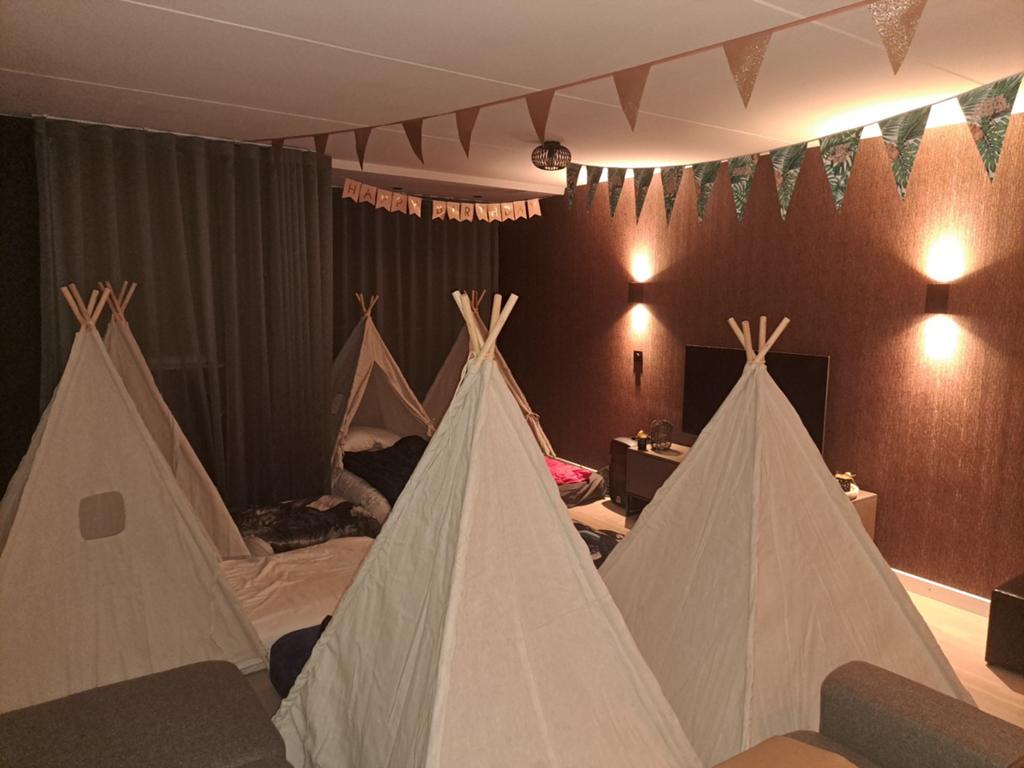Kinderfeestje? Slaapfeestje? Huur 6 tipi tentjes, Ophalen, Zo goed als nieuw, Overige