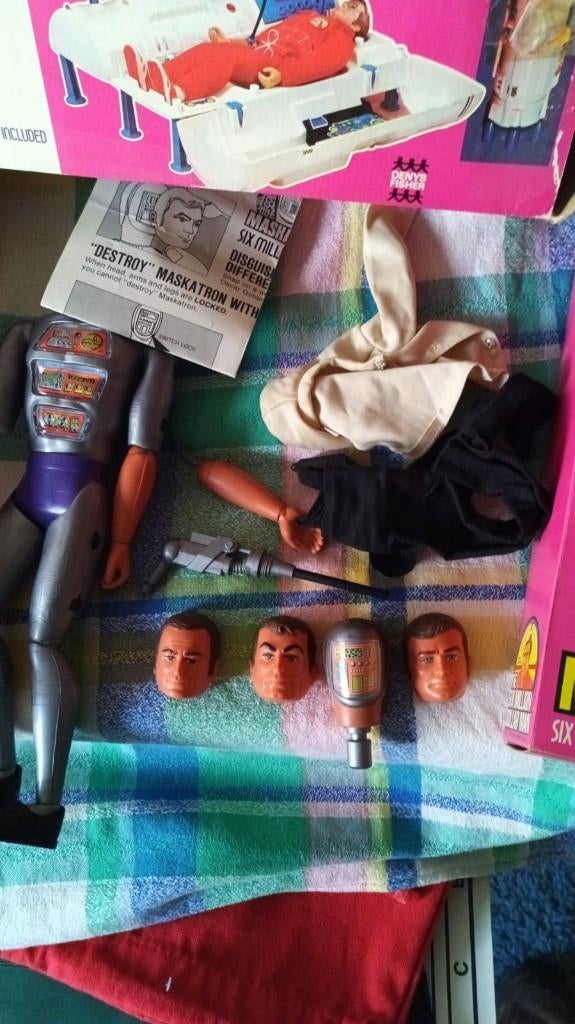 Vintage Six Million Dollar Man collectie, Ophalen, Gebruikt