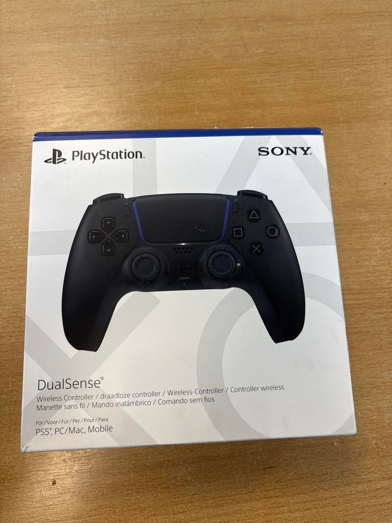 Sony DualSense Draadloze Controller Zwart voor PS5/PC/Mac/Mo, Ophalen of Verzenden, Zo goed als nieuw