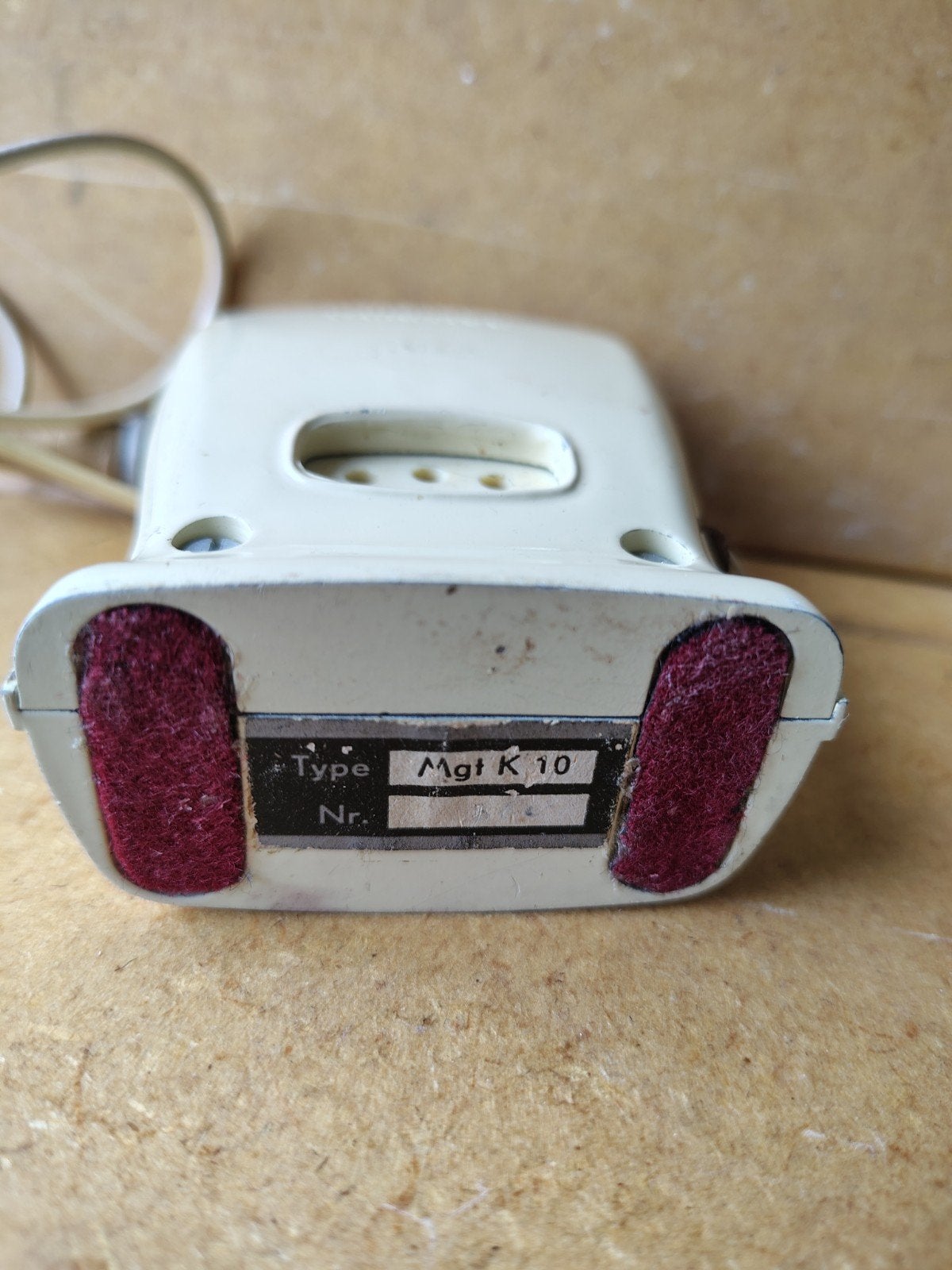 Vintage Mikr.Tel Mgt K 10 microfoon, Ophalen of Verzenden