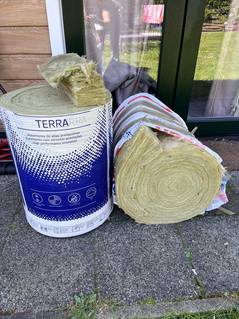 URSA TERRA RRA Glaswol isolatie - 2 rollen, Ophalen of Verzenden