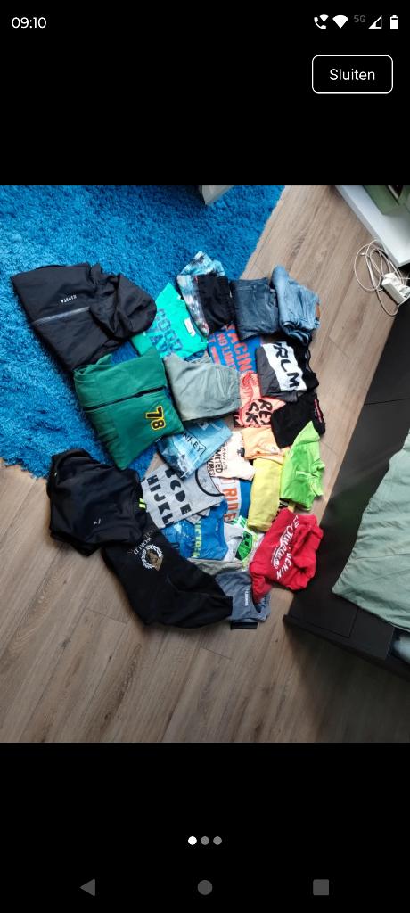 Tas vol stoere jongenskleding, Kinderen en Baby's, Kinderkleding | Maat 140, Ophalen of Verzenden, Jongen, Diverse, Overige typen