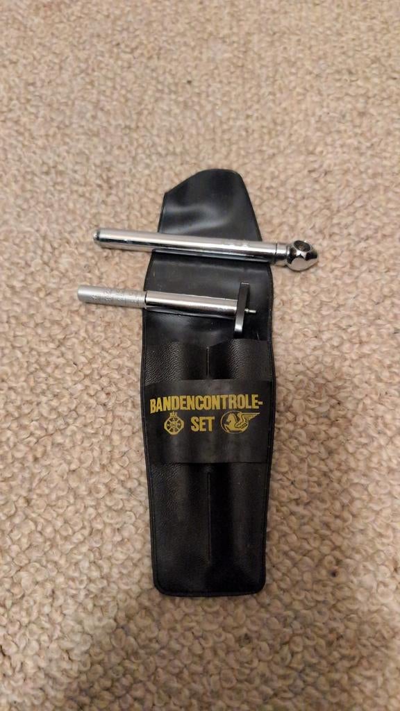 Vintage ANWB Bandencontroleset, Auto diversen, Autogereedschap, Gebruikt, Ophalen of Verzenden