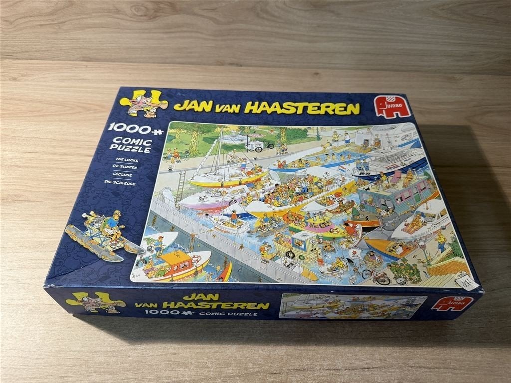 Jan van Haasteren - de sluizen - 1000 stuks - s6646, Verzenden, 500 t/m 1500 stukjes, Zo goed als nieuw
