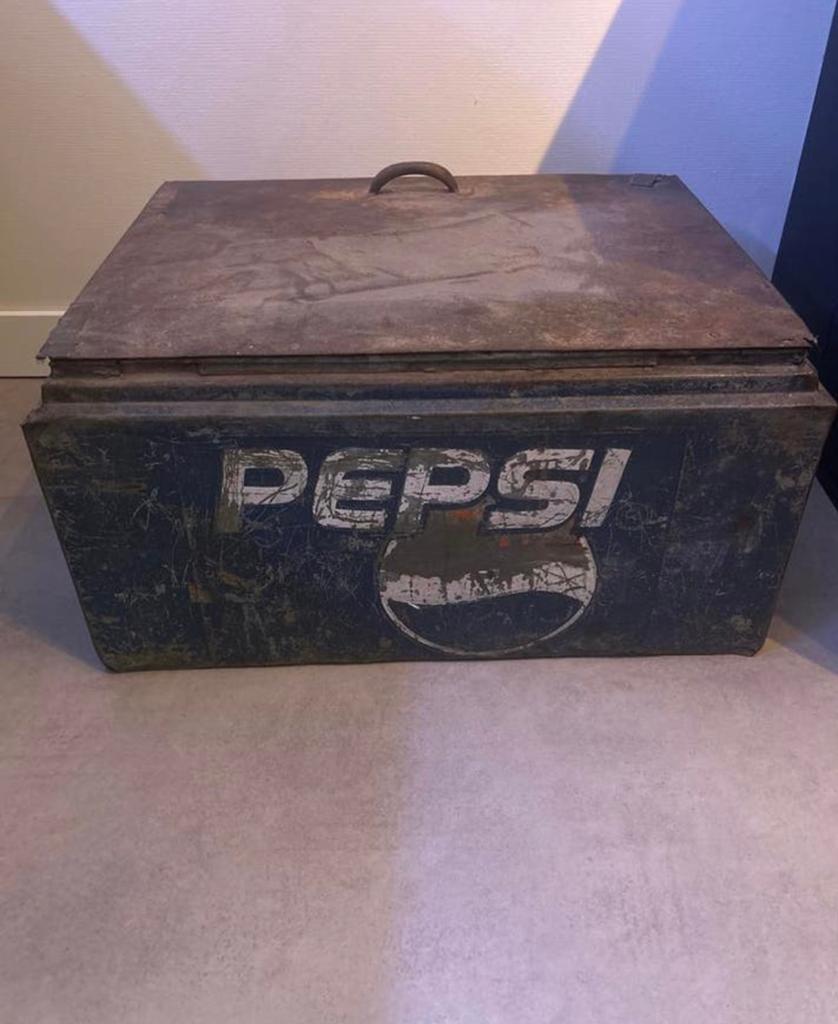 Vintage Pepsi koelbox - Authentieke retro look, Ophalen