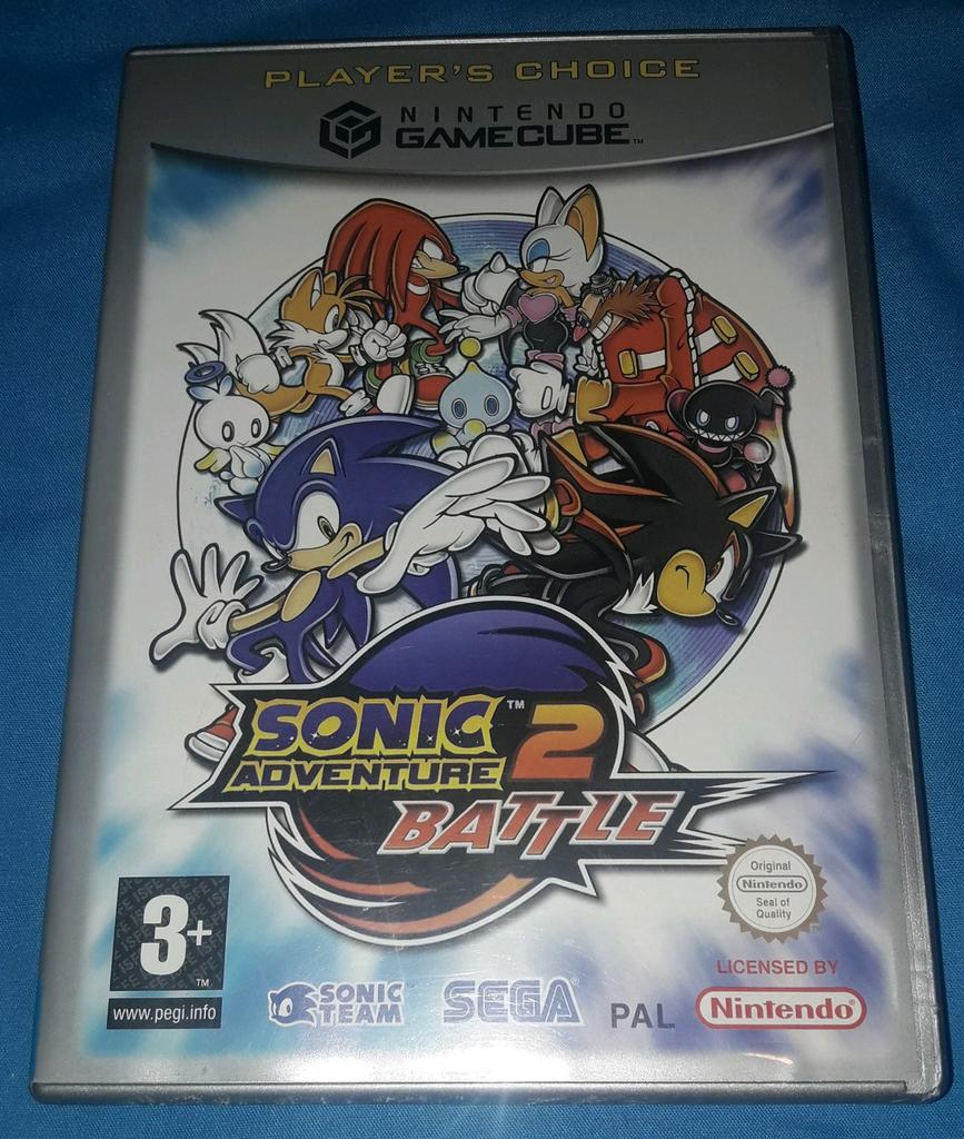 Sonic Adventure 2 Battle (NCG) PAL Player's Choice, Spelcomputers en Games, Games | Nintendo GameCube, 1 speler, Zo goed als nieuw