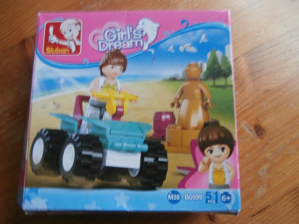 bouwstenen  Girls Dream Sluban bouwen auto quad poppetje, Ophalen of Verzenden, Zo goed als nieuw, Overige merken