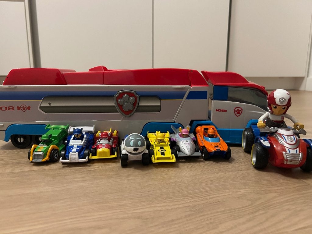 Paw patroller met al de pups + Ryder, Ophalen of Verzenden, Gebruikt