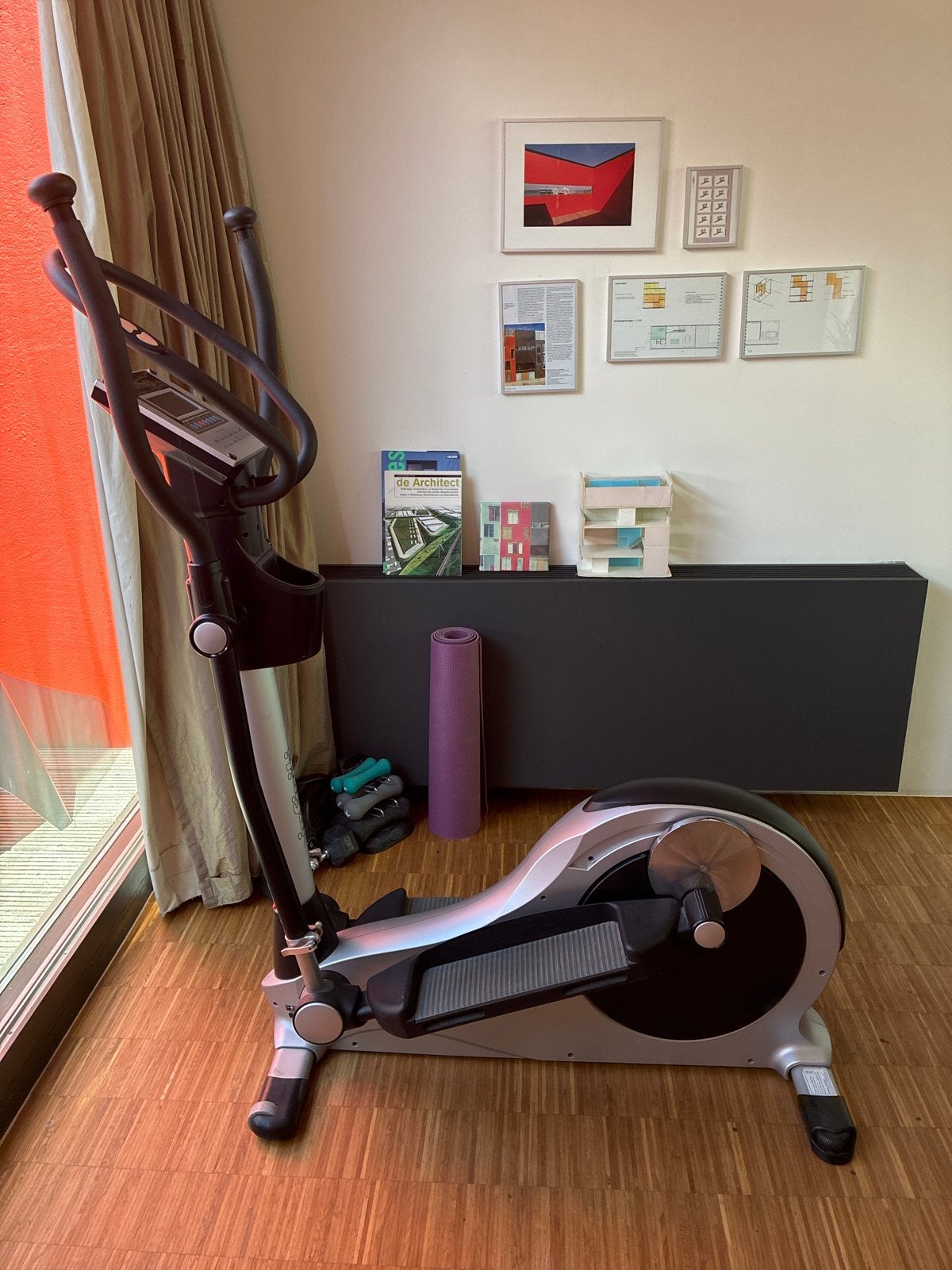 Elliptical Crosstrainer Infinity Q21 - stevig & met schema’s, Sport en Fitness, Ophalen, Gebruikt, Armen, Crosstrainer