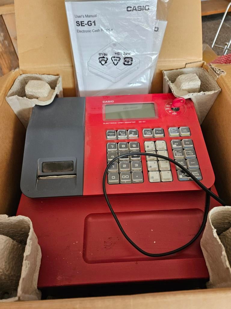 Rode kassa van Casio, Ophalen