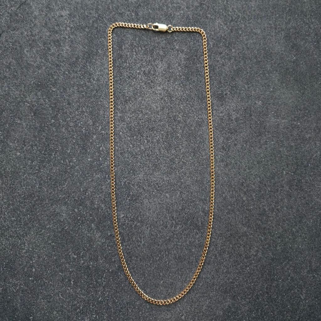 Gouden ketting 14k (583) - 15,50g - 53cm, Ophalen of Verzenden, Zo goed als nieuw, Goud, Goud