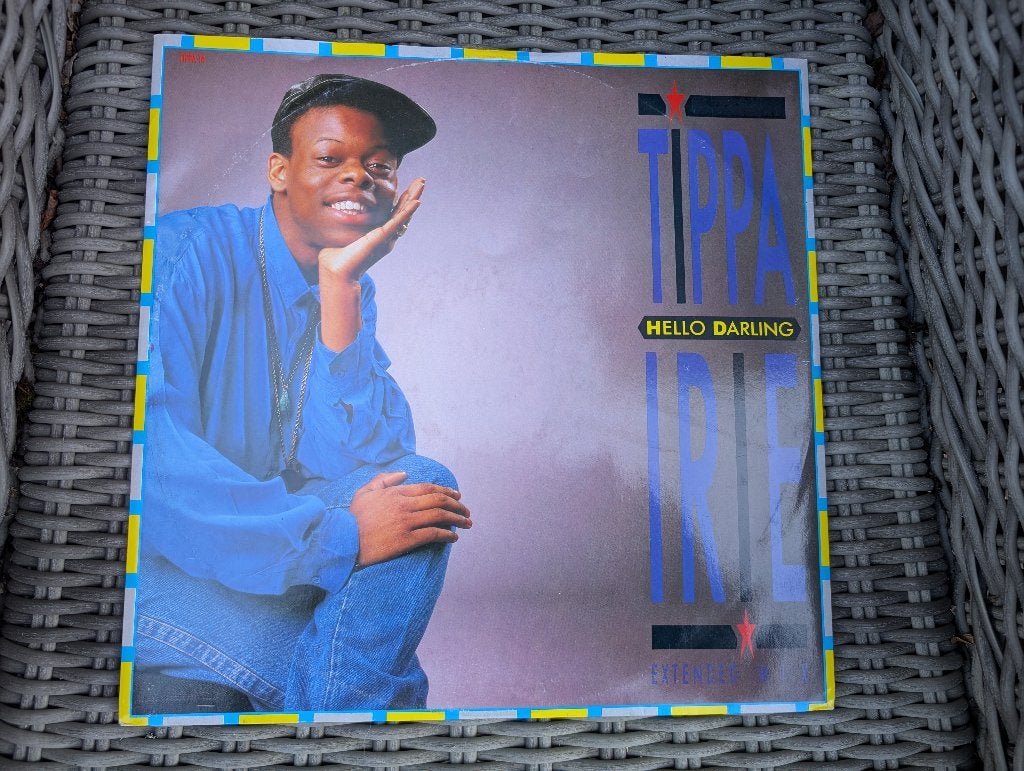 Reggae Maxi single - Tippa Irie - Hello Darling, Ophalen of Verzenden, Zo goed als nieuw, Reggae en Ska