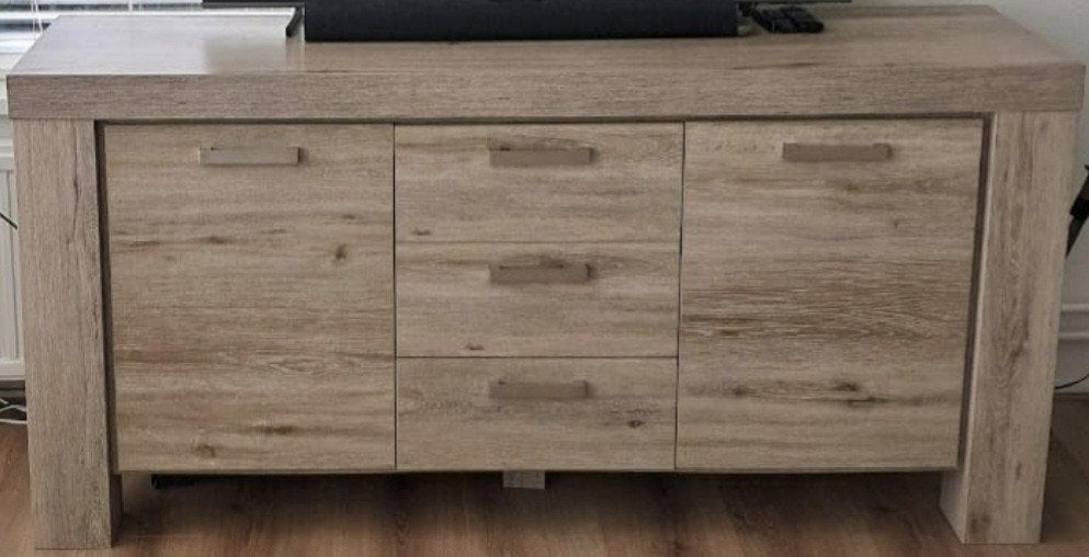 Modern dressoir met lades en deuren, Gebruikt, Met lade(s), 150 tot 200 cm, Ophalen of Verzenden