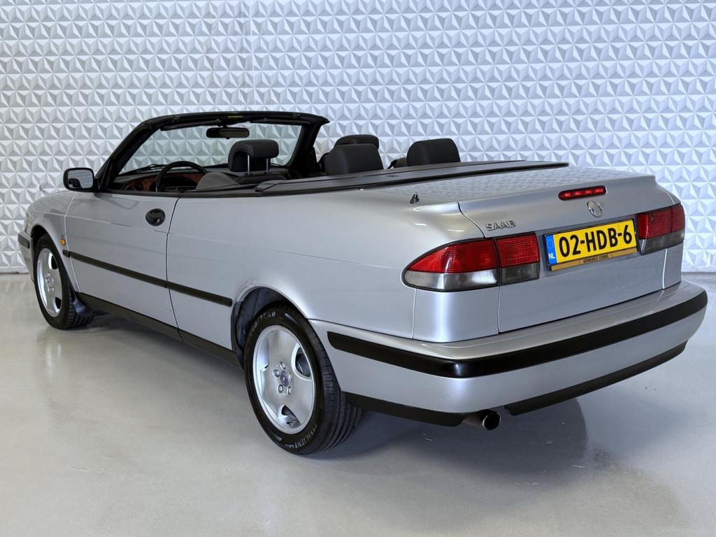 Saab 9-3 Cabrio 2.0 Turbo S 185PK AUTOMAAT / 216.000km (1999, Auto's, Saab, Gebruikt, Zwart, 4 cilinders, Cabriolet