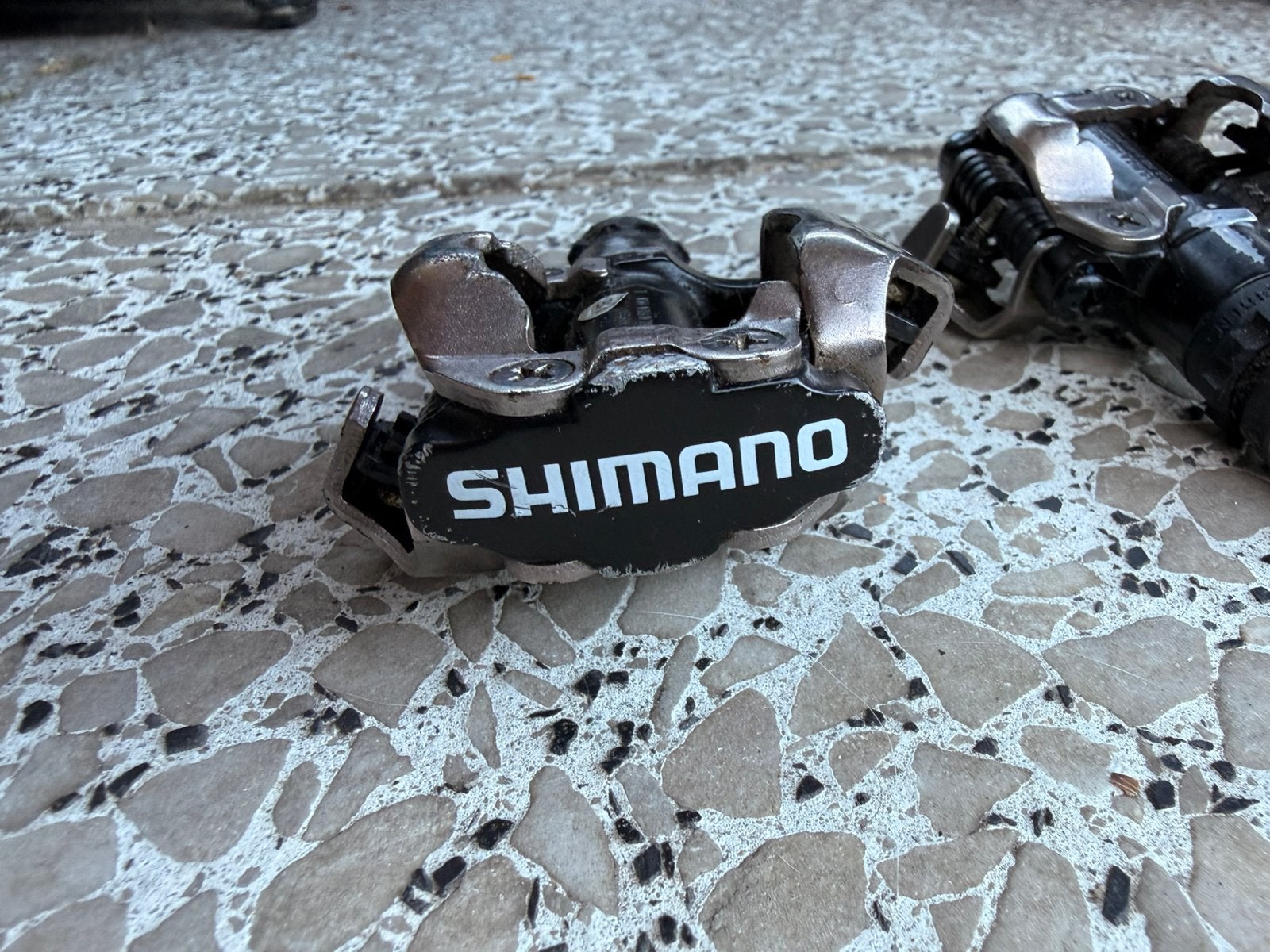 Shimano SPD klikpedalen, Fietsen en Brommers, Fietsonderdelen, Ophalen of Verzenden, Gebruikt, Racefiets, Crankstel of Pedalen