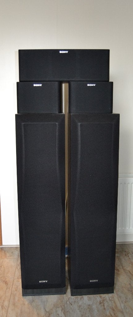 surround speakerboxen, Ophalen, Gebruikt