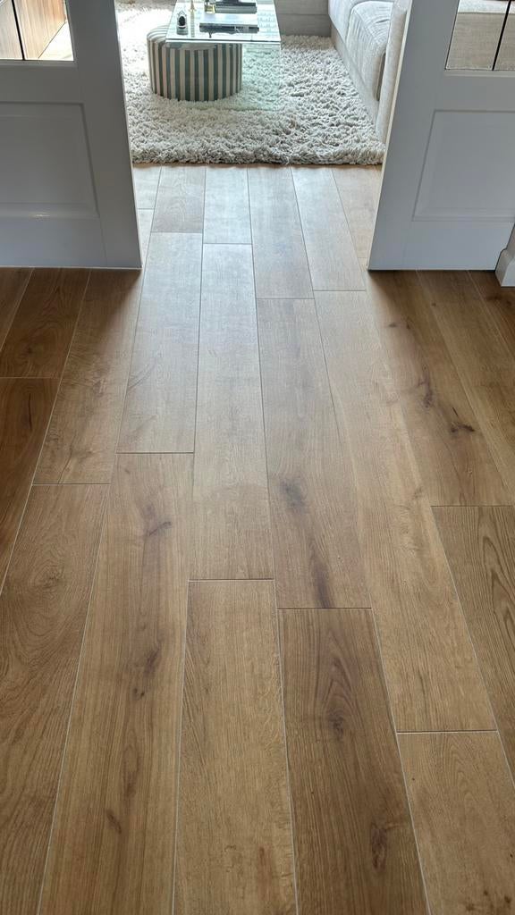 Houtlook tegels vloer/wand, Ophalen, 60 cm of meer, Keramiek, Nieuw
