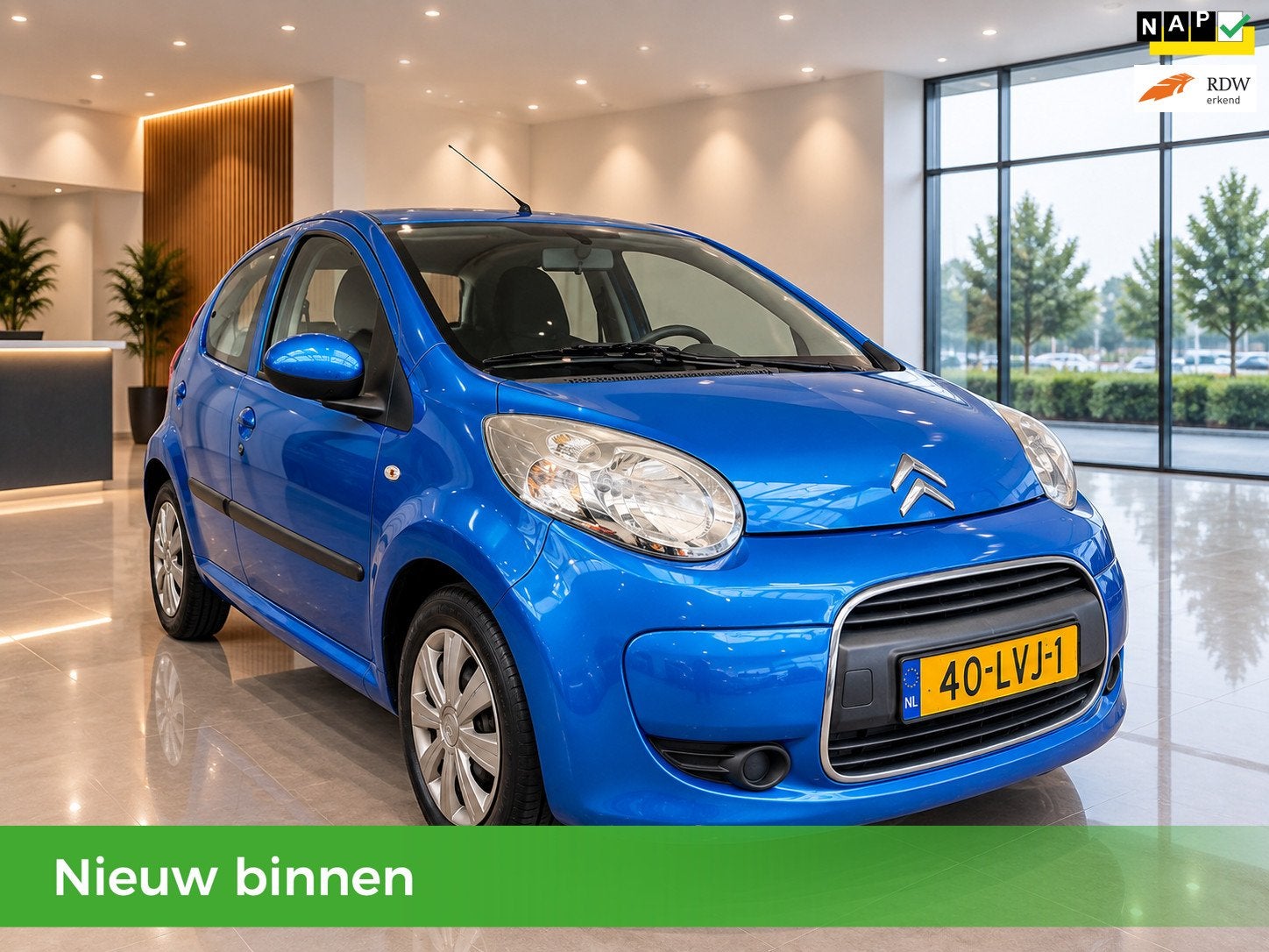 Citroen C1 1.0-12V Ambiance 5Drs NAP- Grote Scherm Carplay B, Voorwielaandrijving, Gebruikt, C1, 68 pk