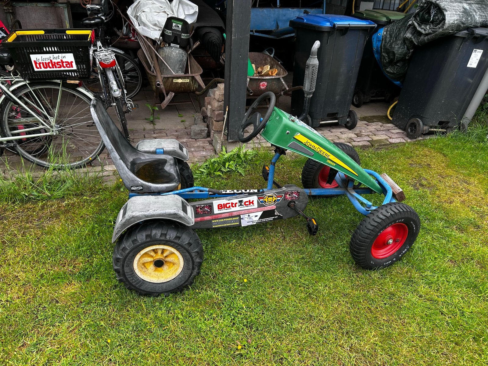 John-deere skelter, Kinderen en Baby's, Speelgoed | Buiten | Skelters, Ophalen, Gebruikt, Berg, Duozit