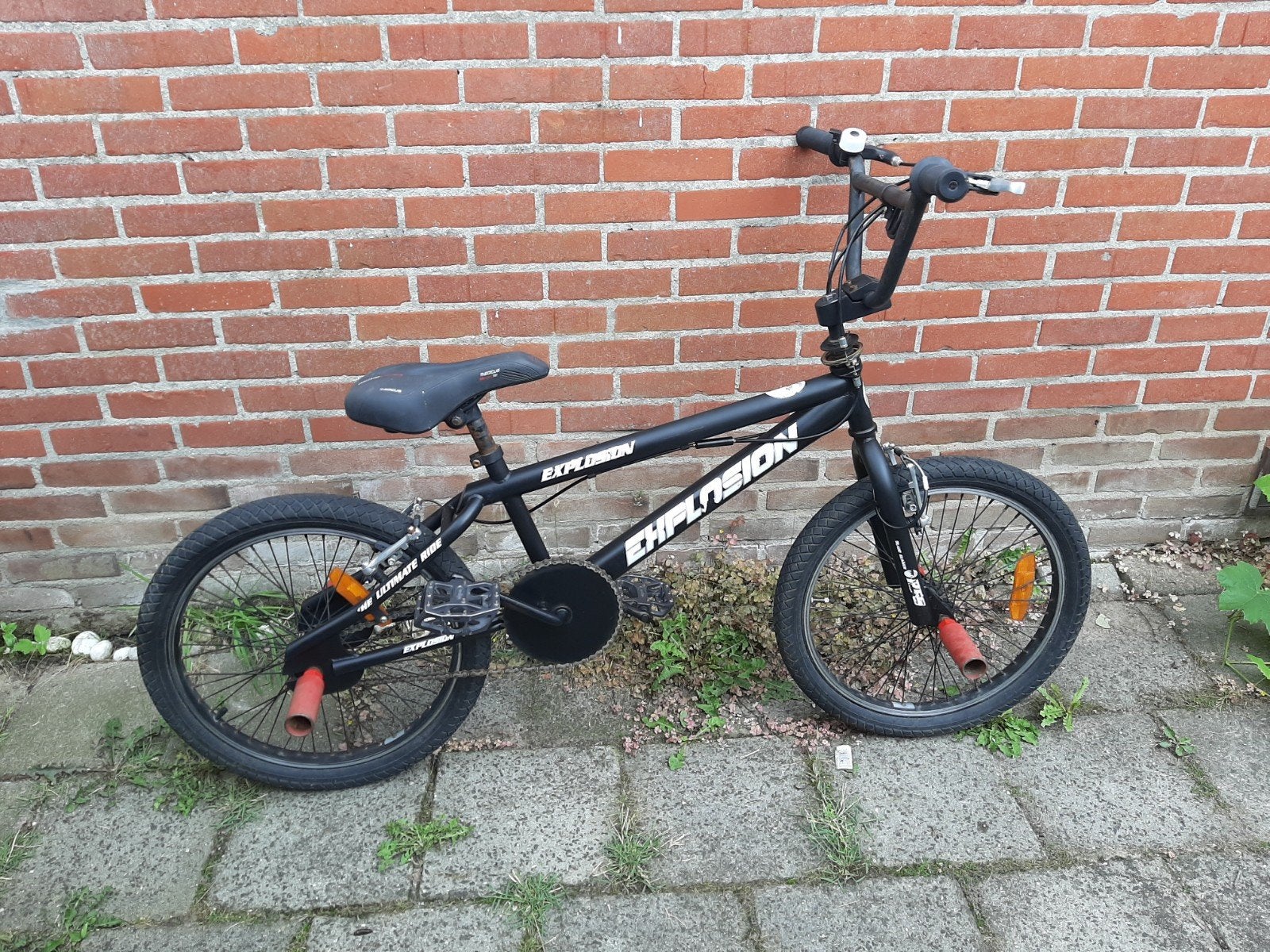 BMX 20 inch, Ophalen, Staal, Velgrem, Voetsteunen