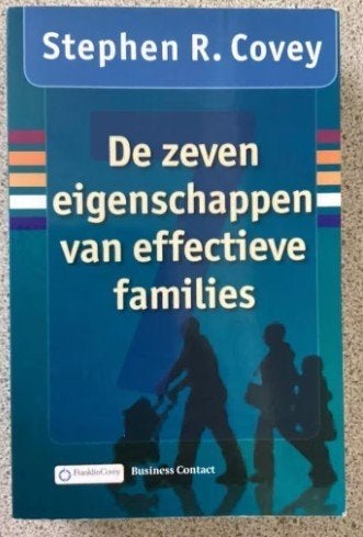 De zeven eigenschappen van effectieve families-Stephen Covey, Boeken, Psychologie, Ophalen of Verzenden, Gelezen, Ontwikkelingspsychologie