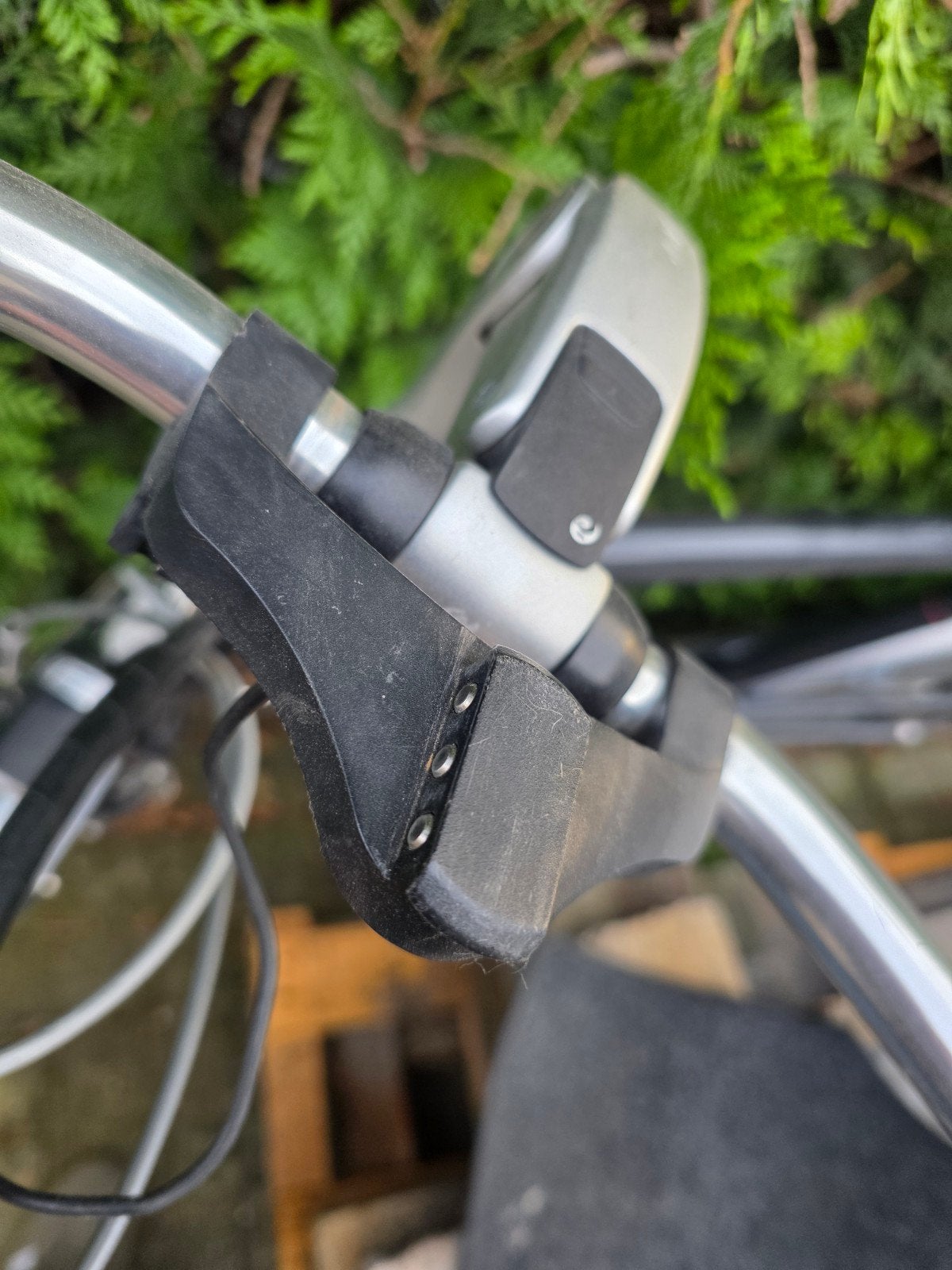 Fiets computer houder met bediening, Fietsen en Brommers, Fietsaccessoires | Overige Fietsaccessoires, Ophalen of Verzenden, Gebruikt