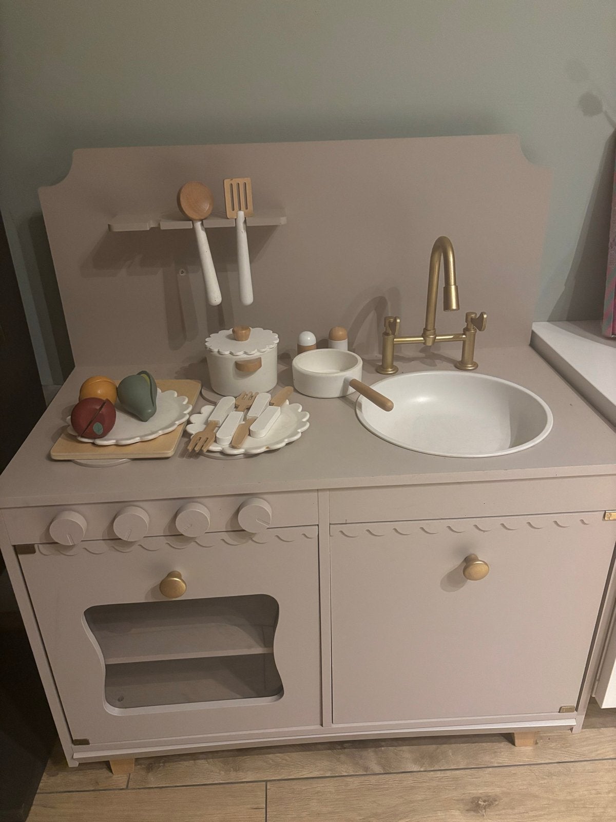 Petite Amelie Speelkeuken met accessoires, Ophalen, Gebruikt, Hout, Speelkeuken