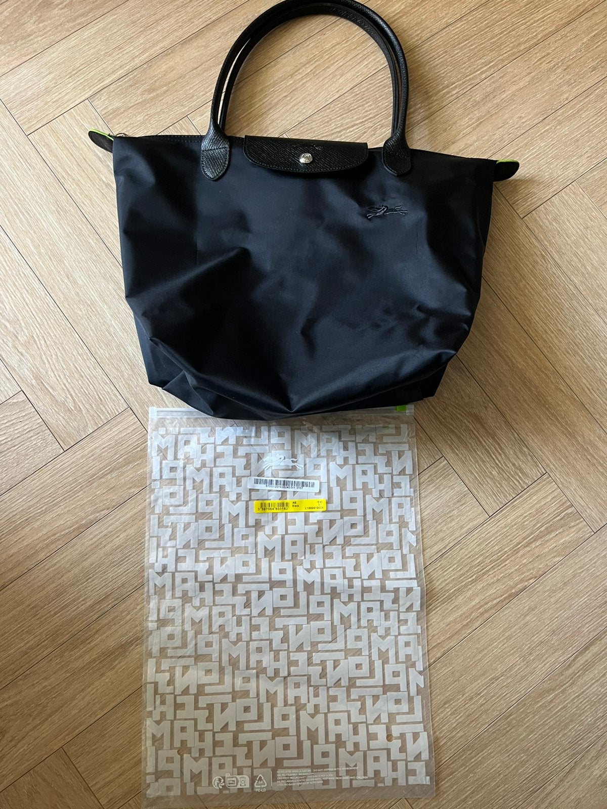 Longchamp, Sieraden, Tassen en Uiterlijk, 30 cm of meer, Zwart, Ophalen of Verzenden, Nieuw