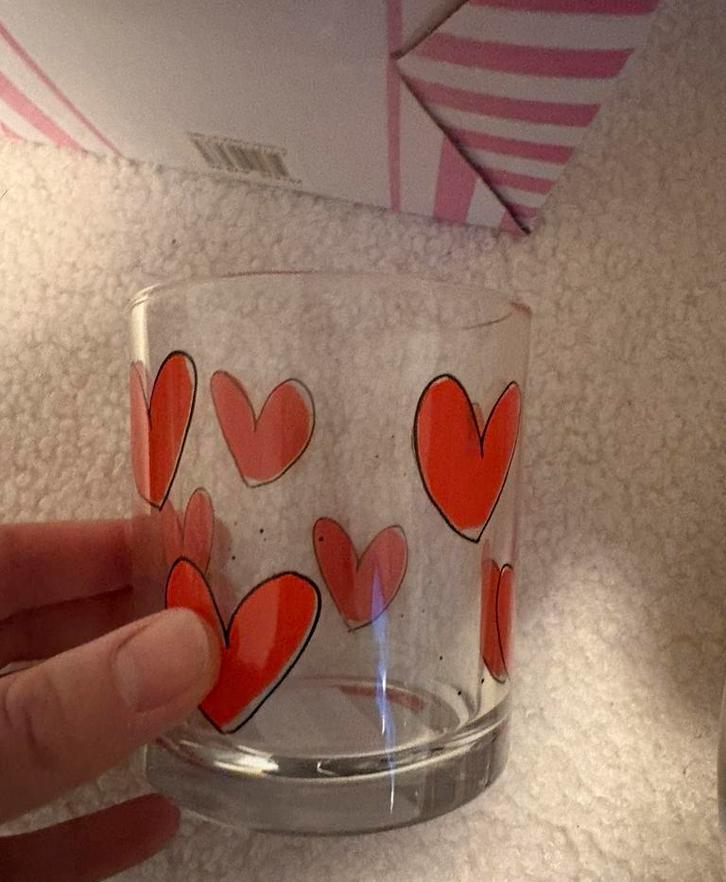 Hartjes glas blond amsterdam, Glas of Glazen, Blond Amsterdam, Nieuw, Ophalen of Verzenden