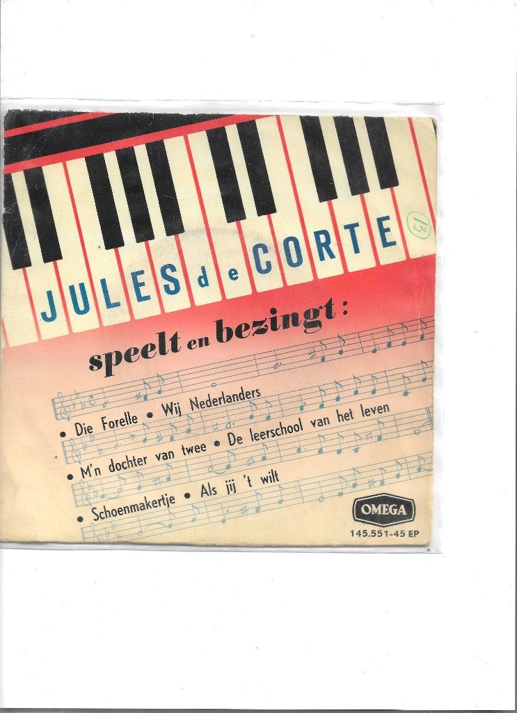 EP Jules de Corte - Sie Forelle, Gebruikt, 7 inch, Ophalen of Verzenden, EP