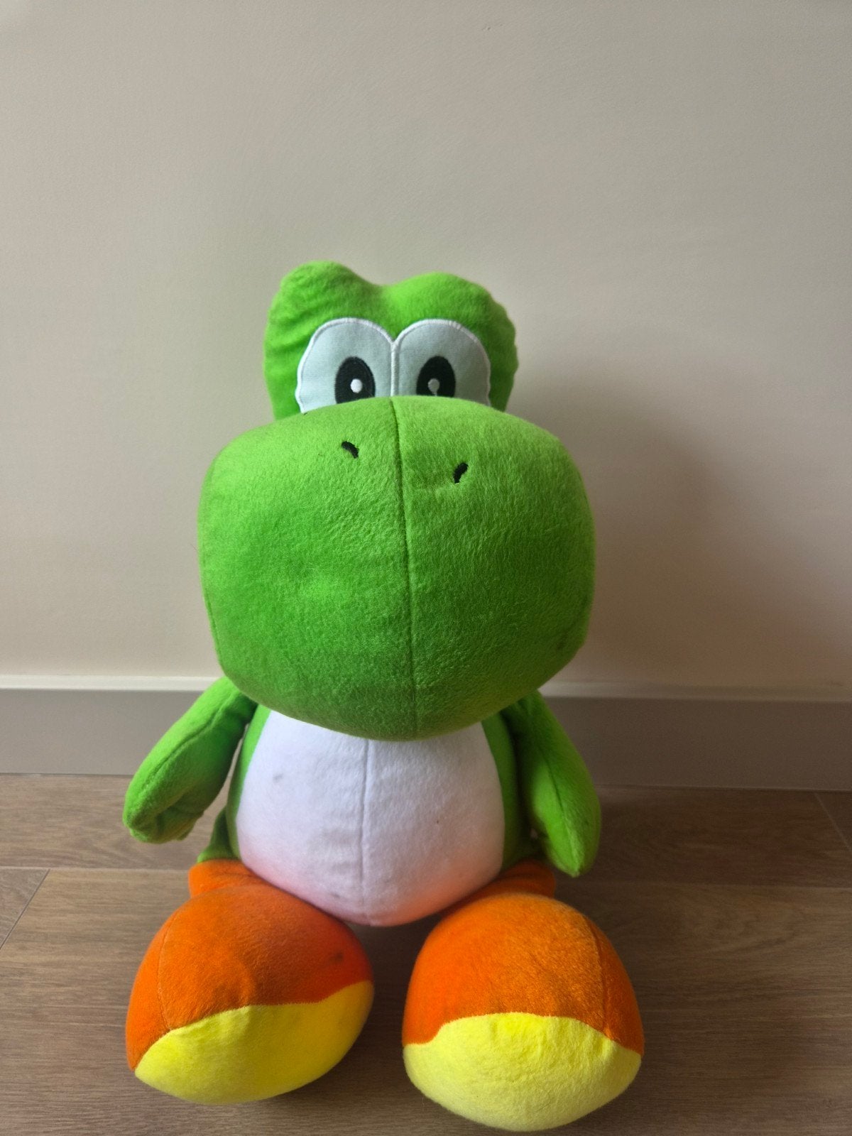 Grote Yoshi Knuffel Super Mario Nintendo - Gebruikt, Dinosaurus, Ophalen of Verzenden, Nintendo, Middelgroot (20 tot 80 cm)