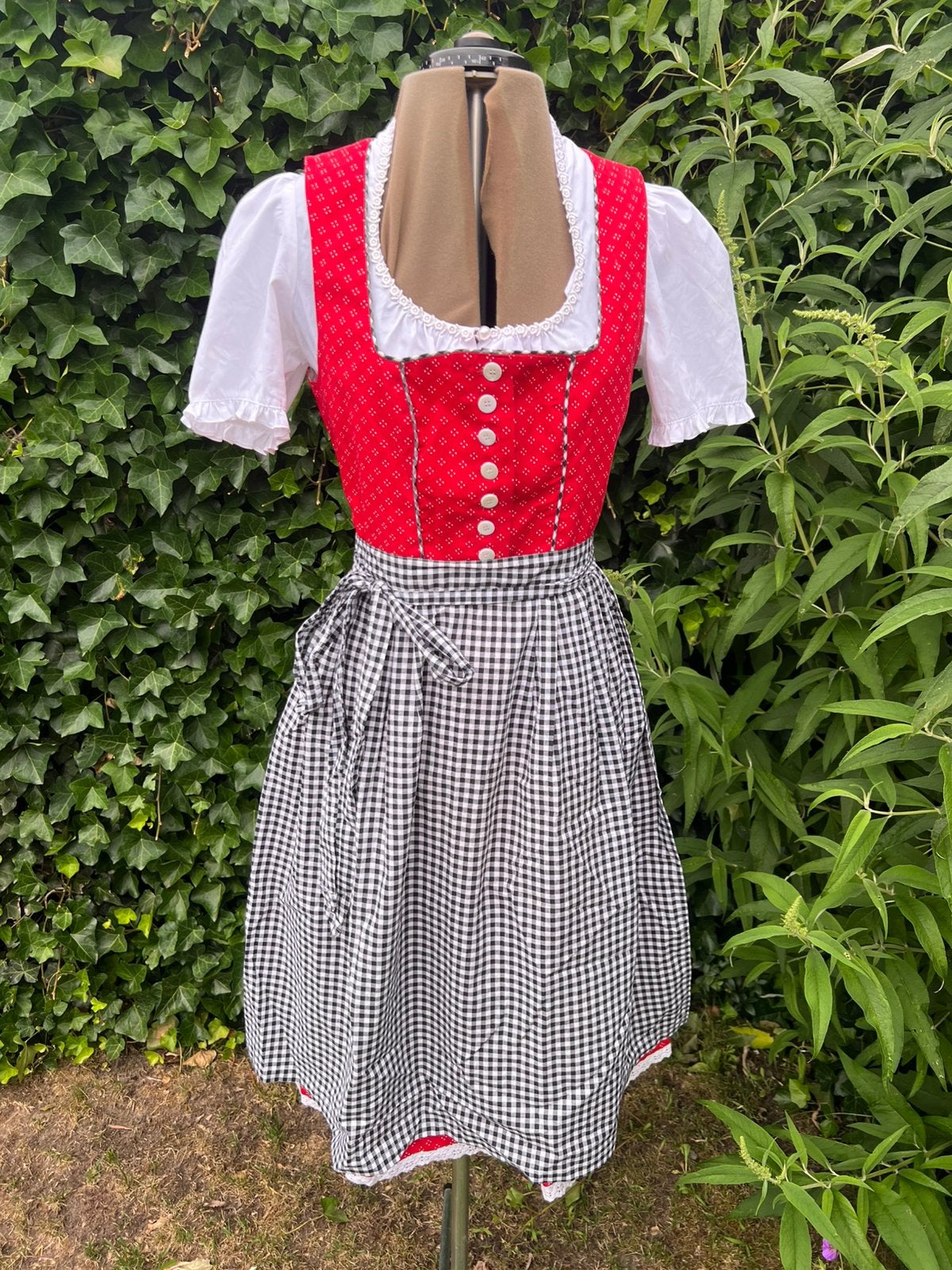 Dirndl 3-delig maat 40 zgan, Kleding | Dames, Ophalen of Verzenden, Zo goed als nieuw, Maat 38/40 (M), Overige thema's