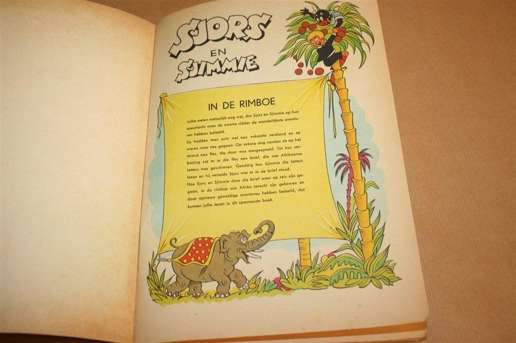 Sjors en Sjimmie in de rimboe, Eén stripboek, Ophalen of Verzenden, Gelezen