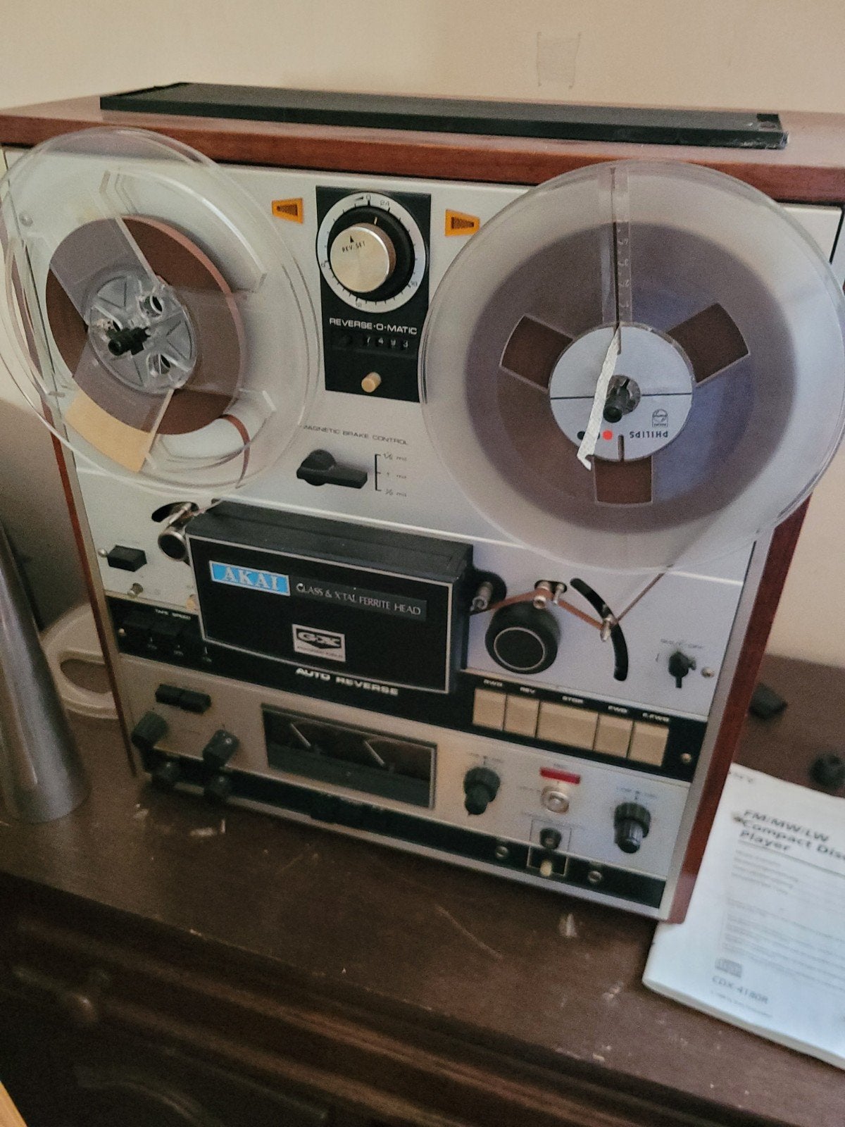 Akai Bandrecorder gx365 - Vintage Reel-to-Reel Spelplezier, Audio, Tv en Foto, Bandrecorders, Ophalen of Verzenden, Bandrecorder
