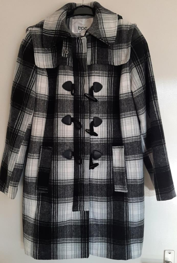 Nieuwe geruite duffelcoat, maat 42, Verzenden, Nieuw, Maat 42/44 (L), Overige kleuren