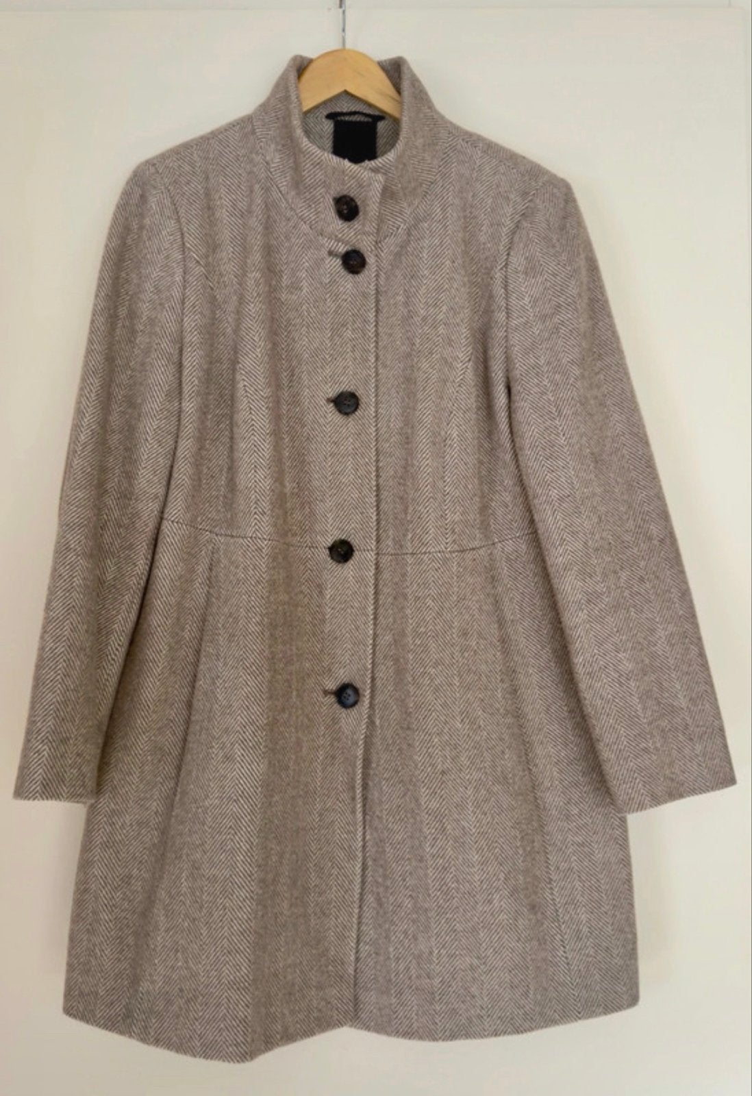 Fuchs Schmitt wollen jas met visgraatmotief - Maat 44, Kleding | Dames, Ophalen of Verzenden, Zo goed als nieuw, Maat 42/44 (L)