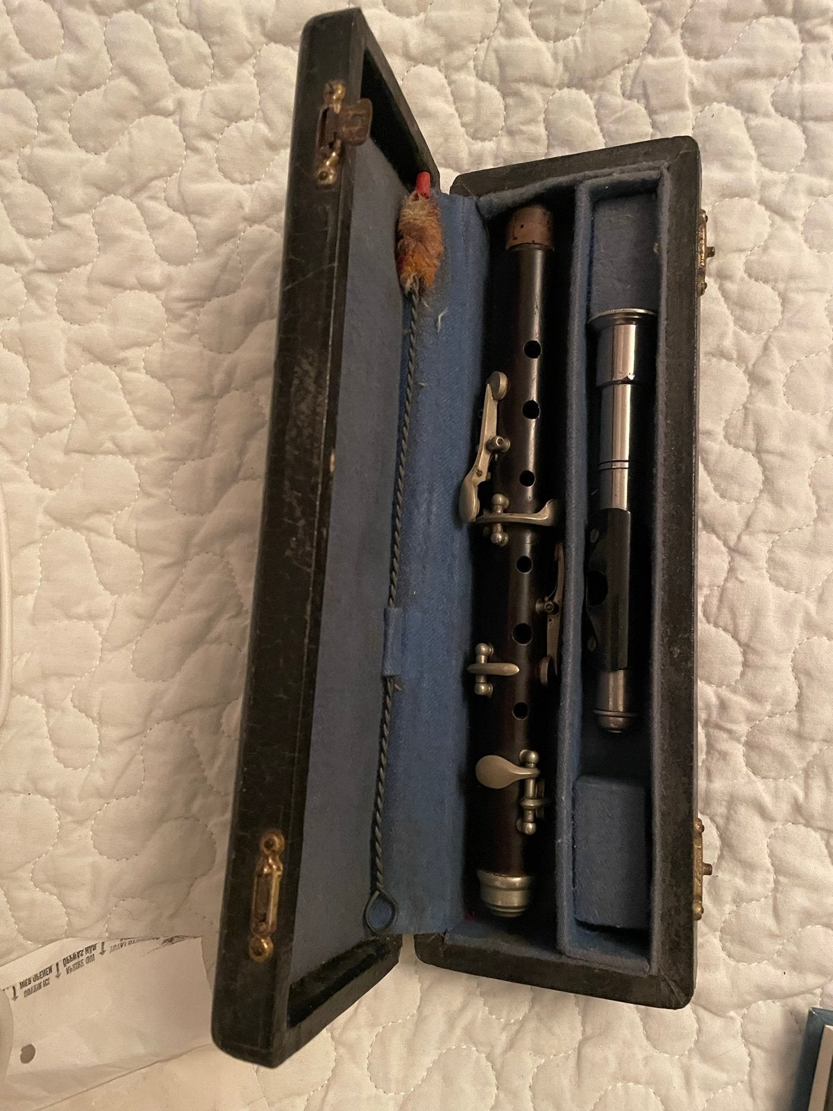 Vintage Piccolo met Koffer - Goede Staat, Verzenden, Gebruikt, Piccolo, Met koffer of tas
