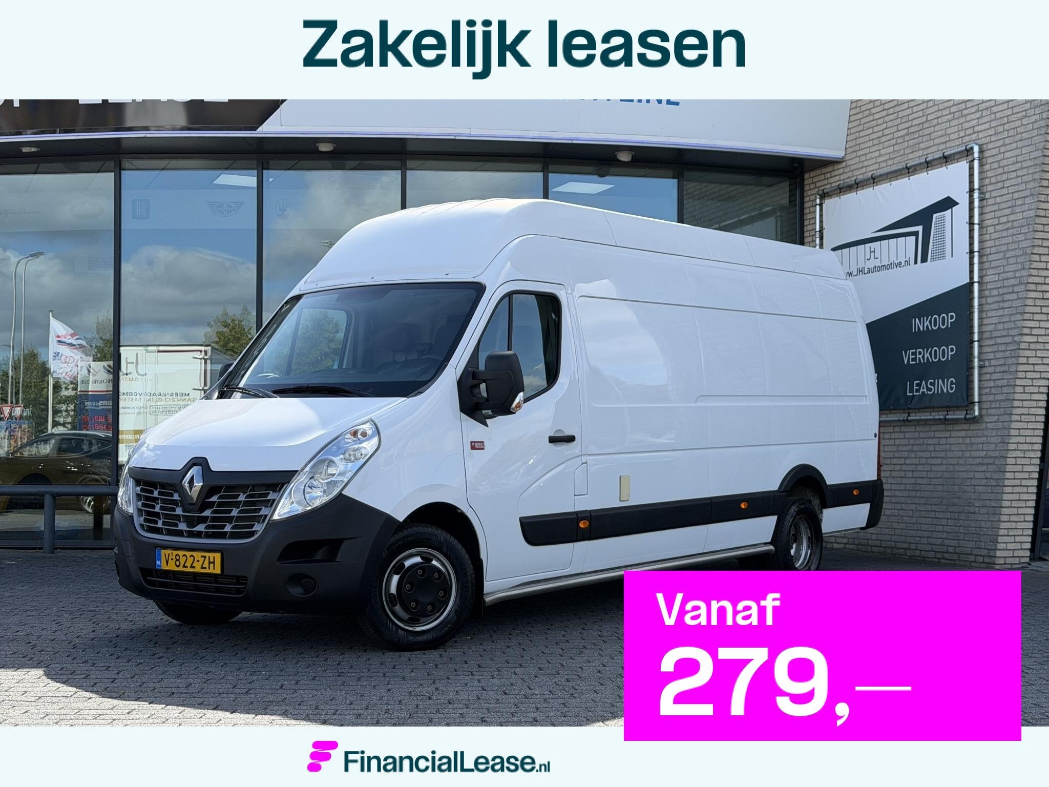 Renault Master T35 2.3 dCi L4H3 DL*A/C*CRUISE*3-P*HAAK*3500K, 145 pk, Gebruikt, Euro 6, 4 cilinders