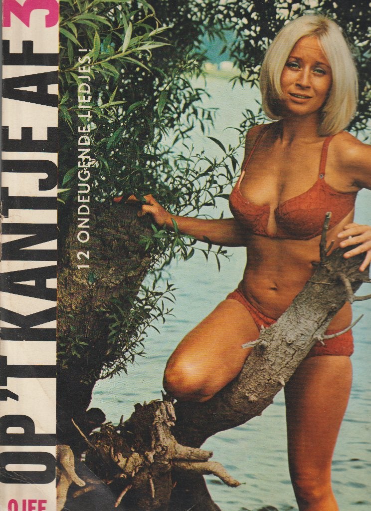 VINYL  LP  //  OP  'T  KANTJE  AF  3, Gebruikt, Levenslied of Smartlap, 12 inch, 1960 - 1969
