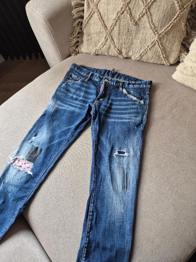 Dsquared jeans mt.48, Kleding | Heren, Dsquared2, Blauw, W32 (confectie 46) of kleiner, Ophalen of Verzenden