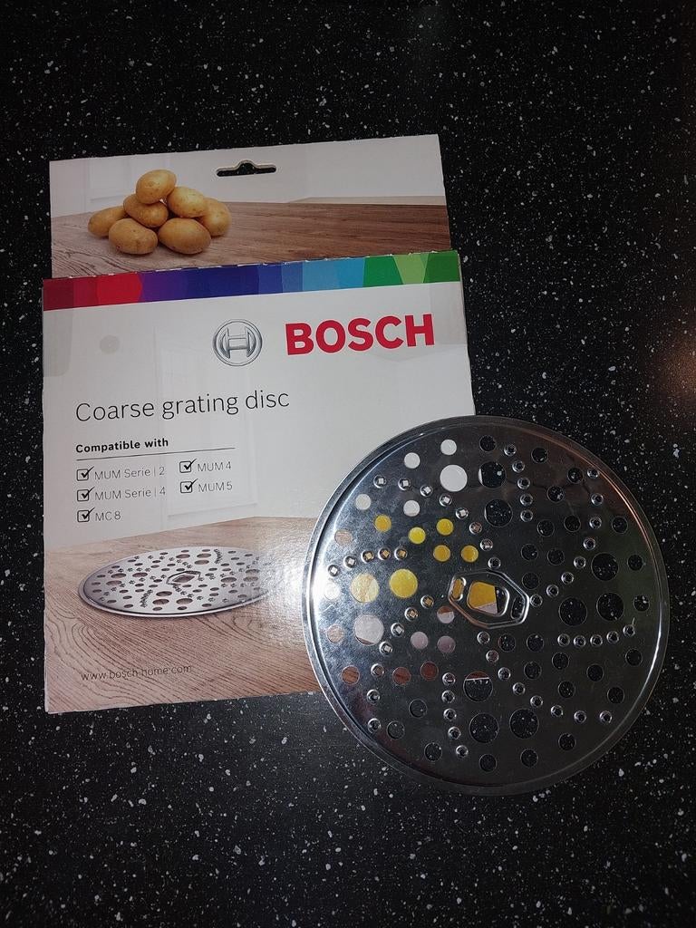 Rasp schijf voor Bosch MUM en MC 8, Ophalen of Verzenden, Zo goed als nieuw, Metaal, Bosch