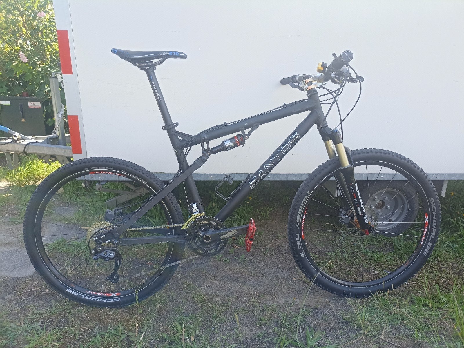 Nicolai Santos Fully mtb 26" carbon wielen mt. M/ L, Ophalen of Verzenden