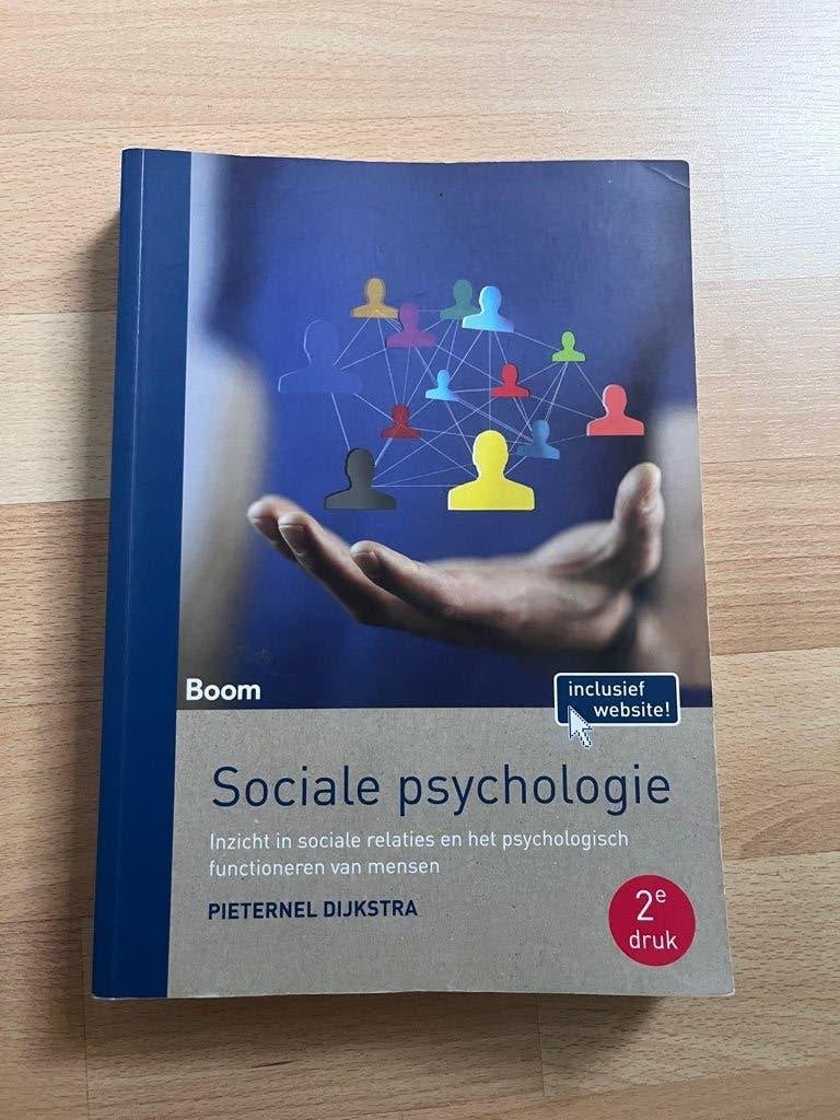 Sociale psychologie, Boeken, Boom, Zo goed als nieuw, Beta, HBO