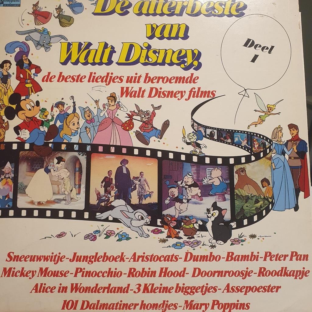 De allerbeste van Walt Disney Deel 1 LP, Cd's en Dvd's, Ophalen of Verzenden, Gebruikt