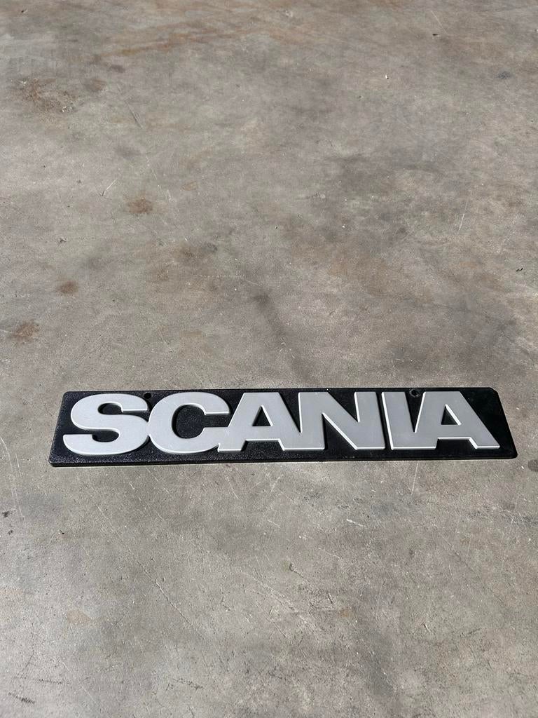 Scania Logo Spatbord Achter - Origineel Onderdeel 1368246, Ophalen of Verzenden, Gebruikt, Overige automerken