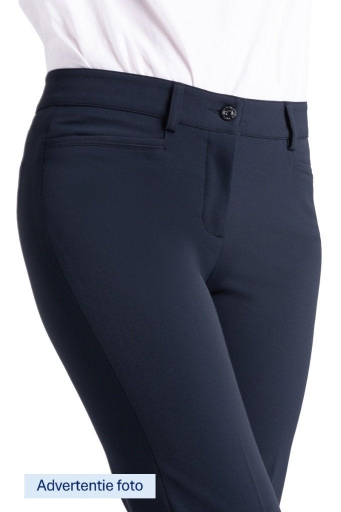 Cambio Renira donkerblauwe designer pantalon - maat 46, Cambio, Blauw, Maat 46/48 (XL) of groter, Ophalen of Verzenden